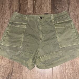 Old Navy Olive Green Mid-rise Cargo Shorts(Large)